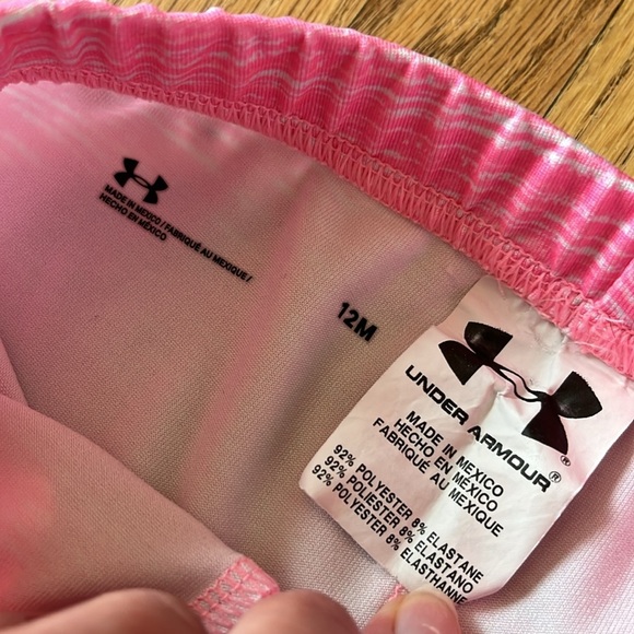 Under Armour Toddler Pink Short - Picture 2 of 3